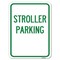 Signmission Stroller Parking Heavy-Gauge Aluminum Rust Proof Parking Sign, 18" x 24", A-1824-22831 A-1824-22831 - alternate 1